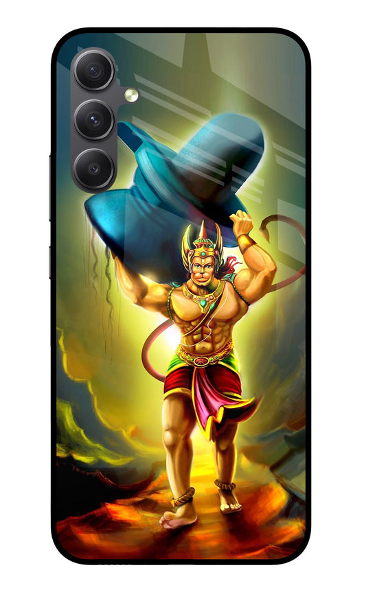 Lord Hanuman Samsung A34 5G Glass Case