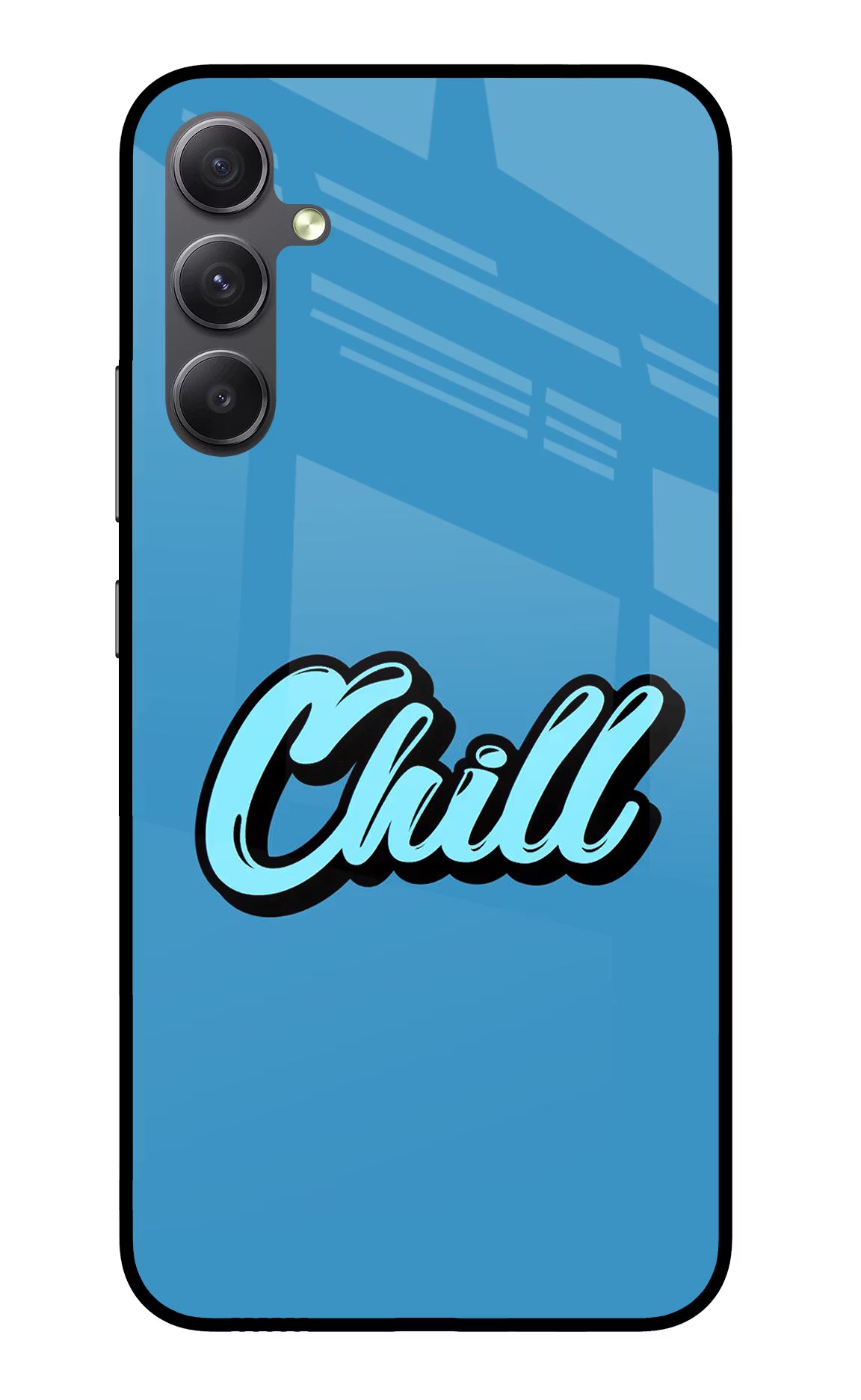 Chill Samsung A34 5G Glass Case Back Cover by Casekaro