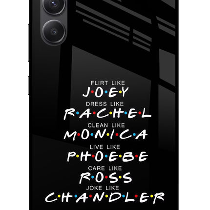 FRIENDS Character Samsung A34 5G Glass Case