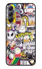 Sticker Bomb Samsung A34 5G Glass Case