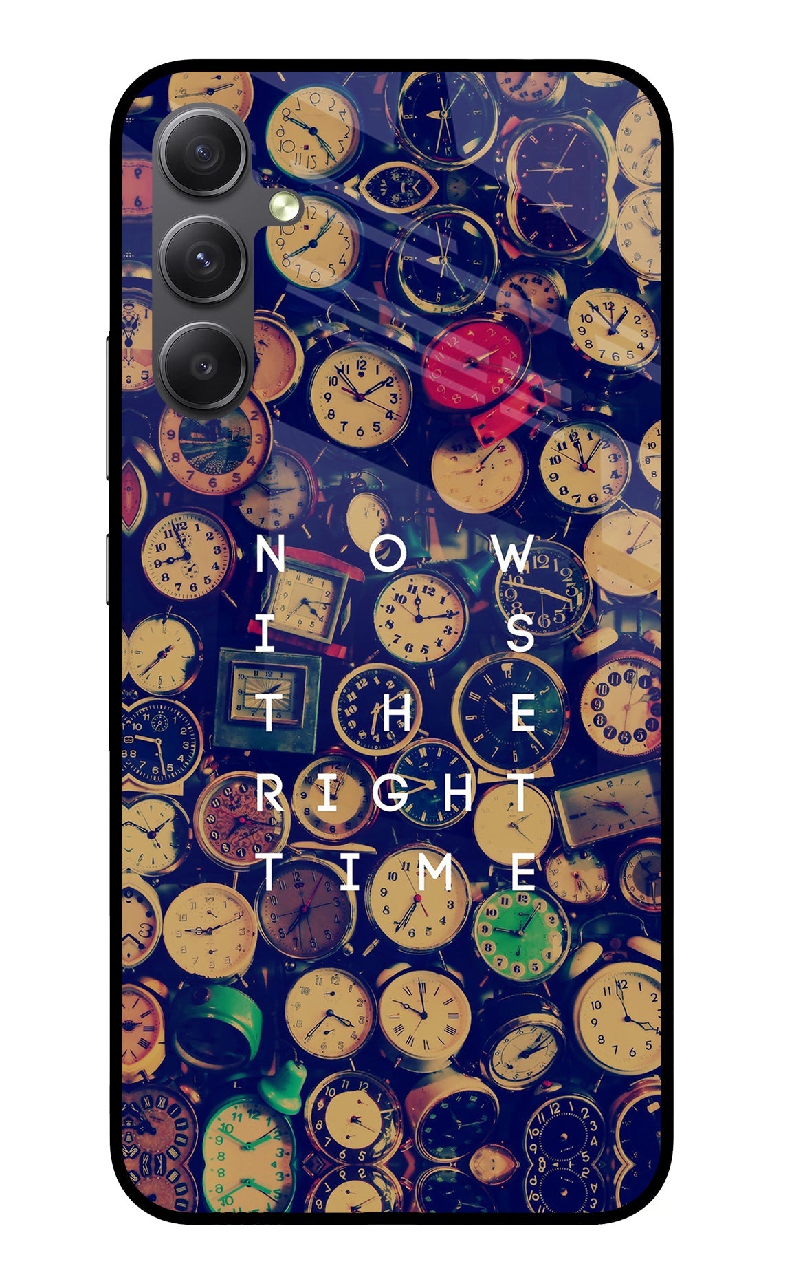 Now is the Right Time Quote Samsung A34 5G Back Cover