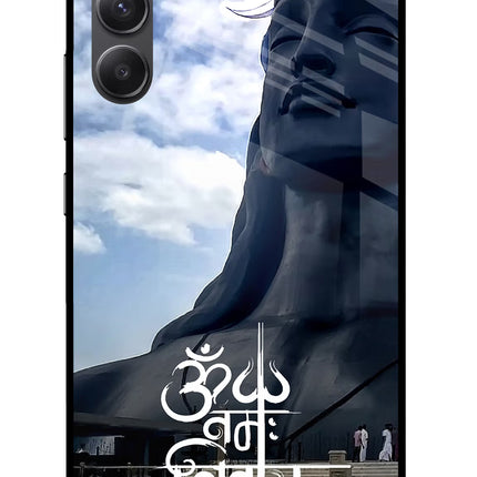 Om Namah Shivay Samsung A34 5G Glass Case