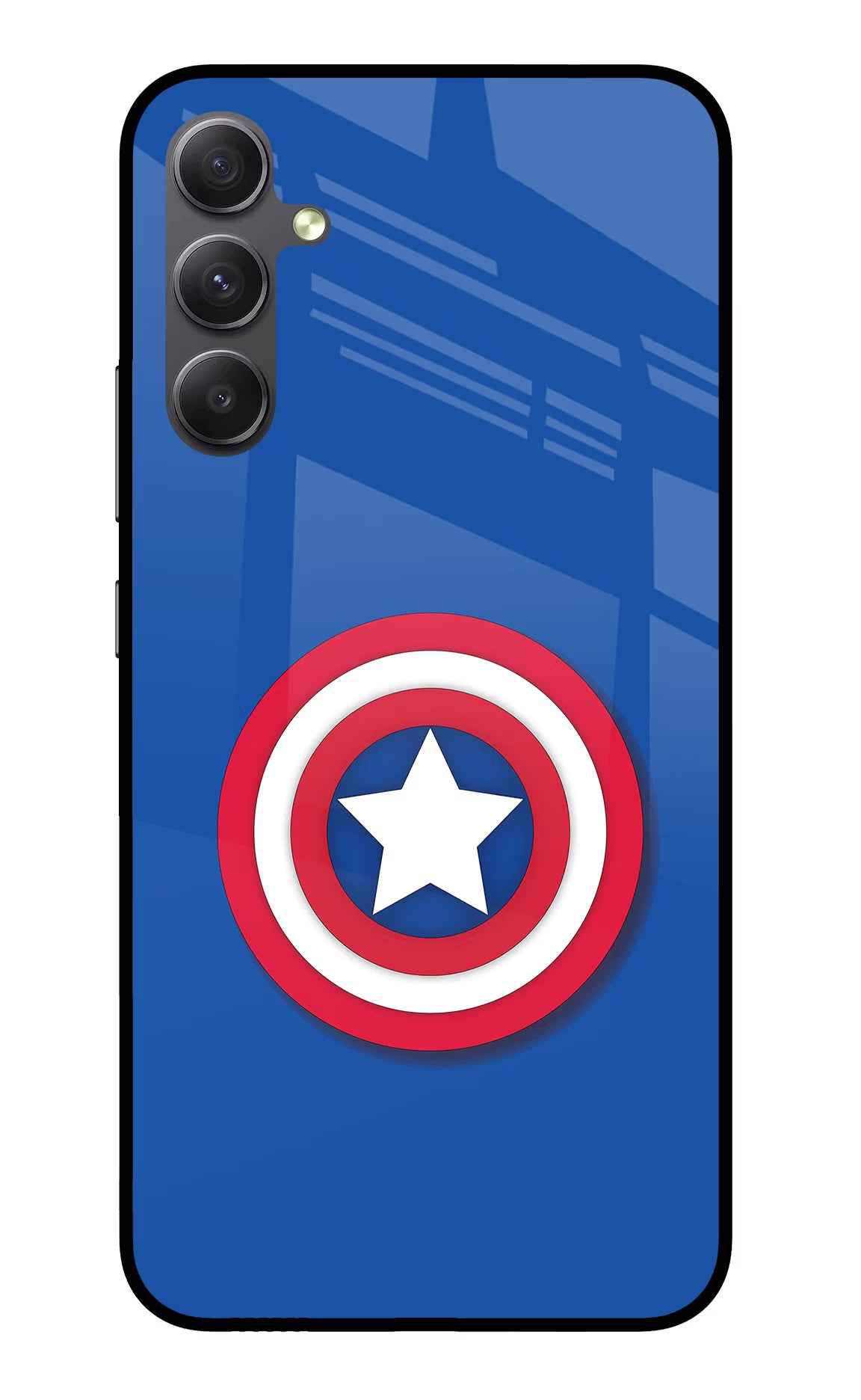 Shield Samsung A34 5G Glass Case Back Cover by Casekaro