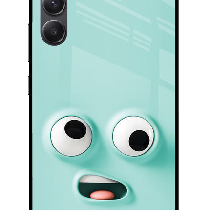 Funny Cartoon Samsung A34 5G Glass Case