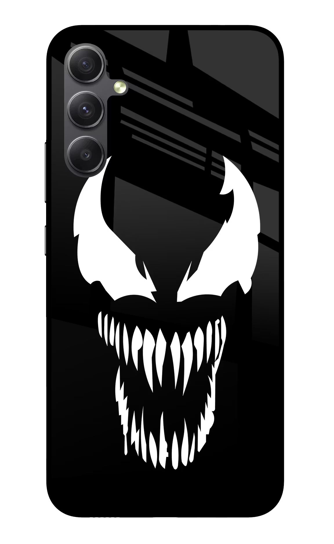 Venom Samsung A34 5G Glass Case Back Cover by Casekaro