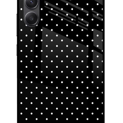 White Dots Samsung A34 5G Glass Case