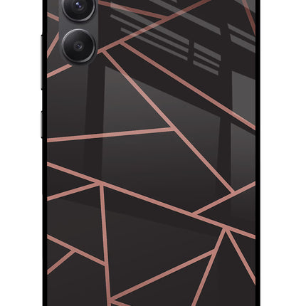 Geometric Pattern Samsung A34 5G Glass Case
