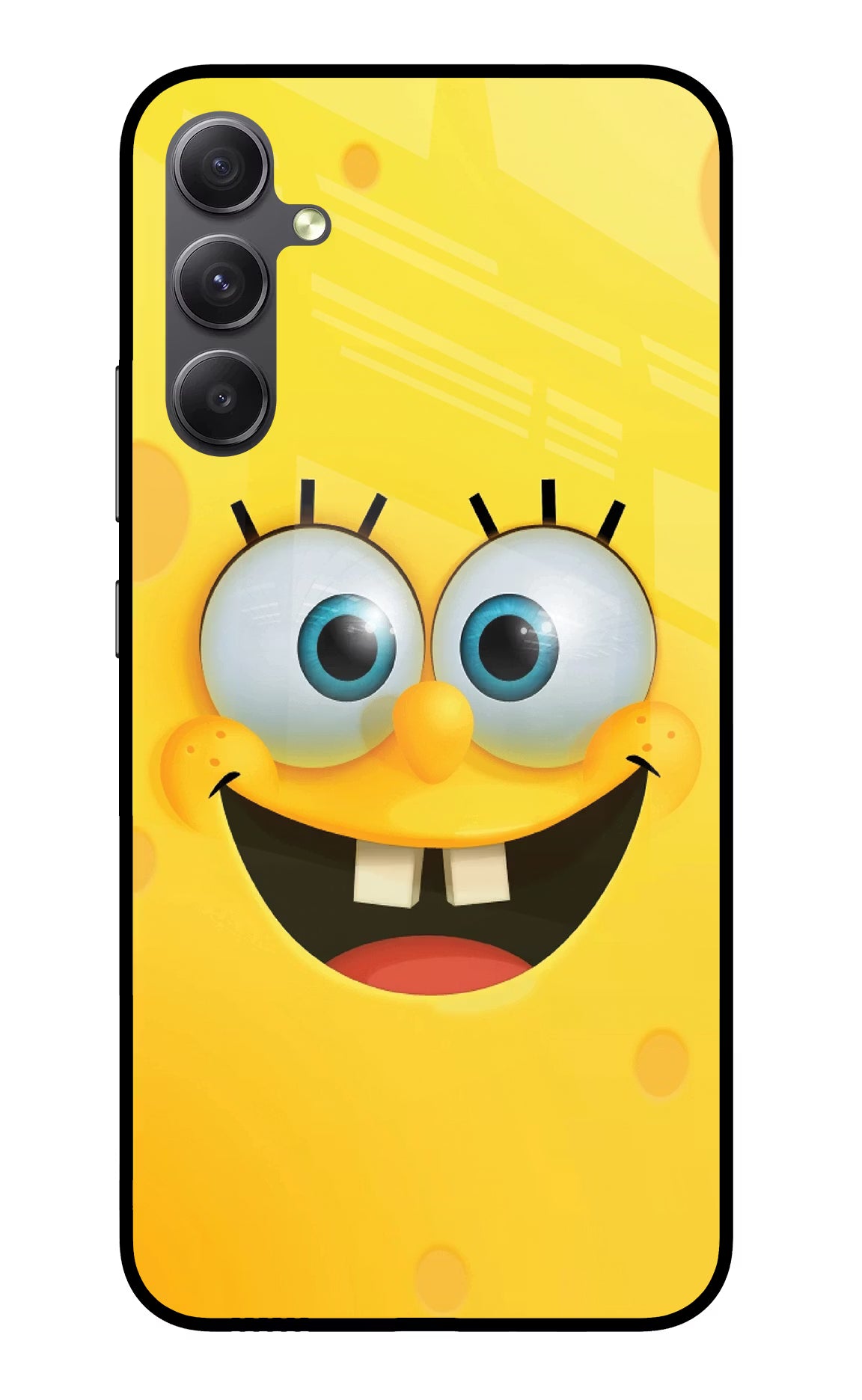 Sponge 1 Samsung A34 5G Glass Case Back Cover by Casekaro
