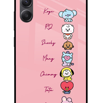 BTS names Samsung A34 5G Glass Case