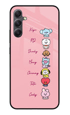 BTS names Samsung A34 5G Glass Case