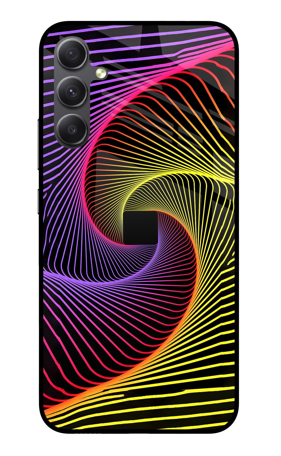 Colorful Strings Samsung A34 5G Glass Case