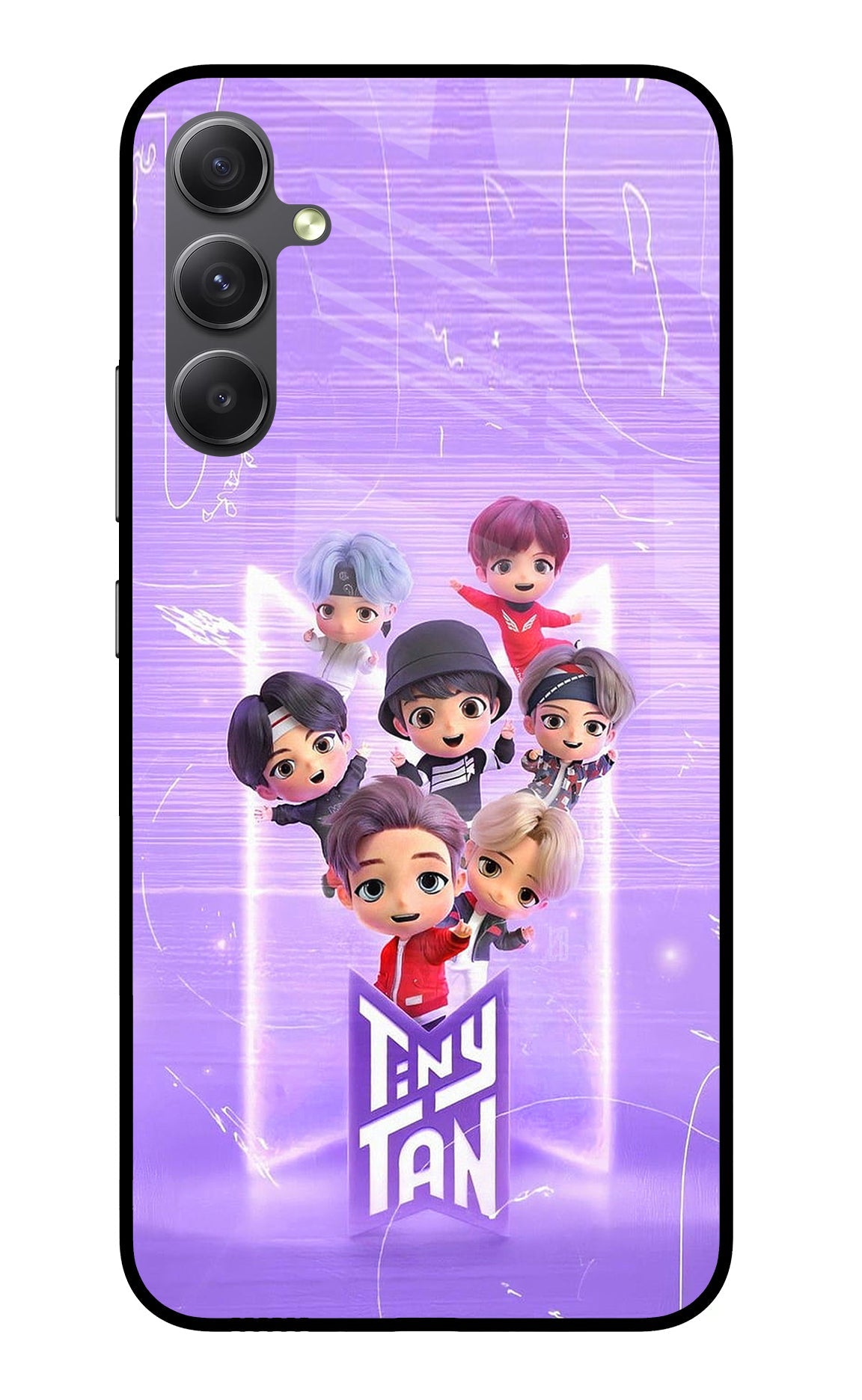 BTS Tiny Tan Samsung A34 5G Back Cover