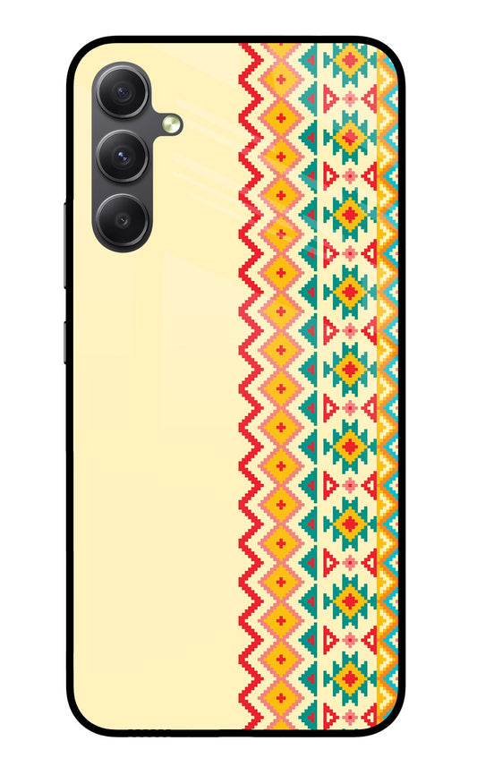 Ethnic Seamless Samsung A34 5G Glass Case