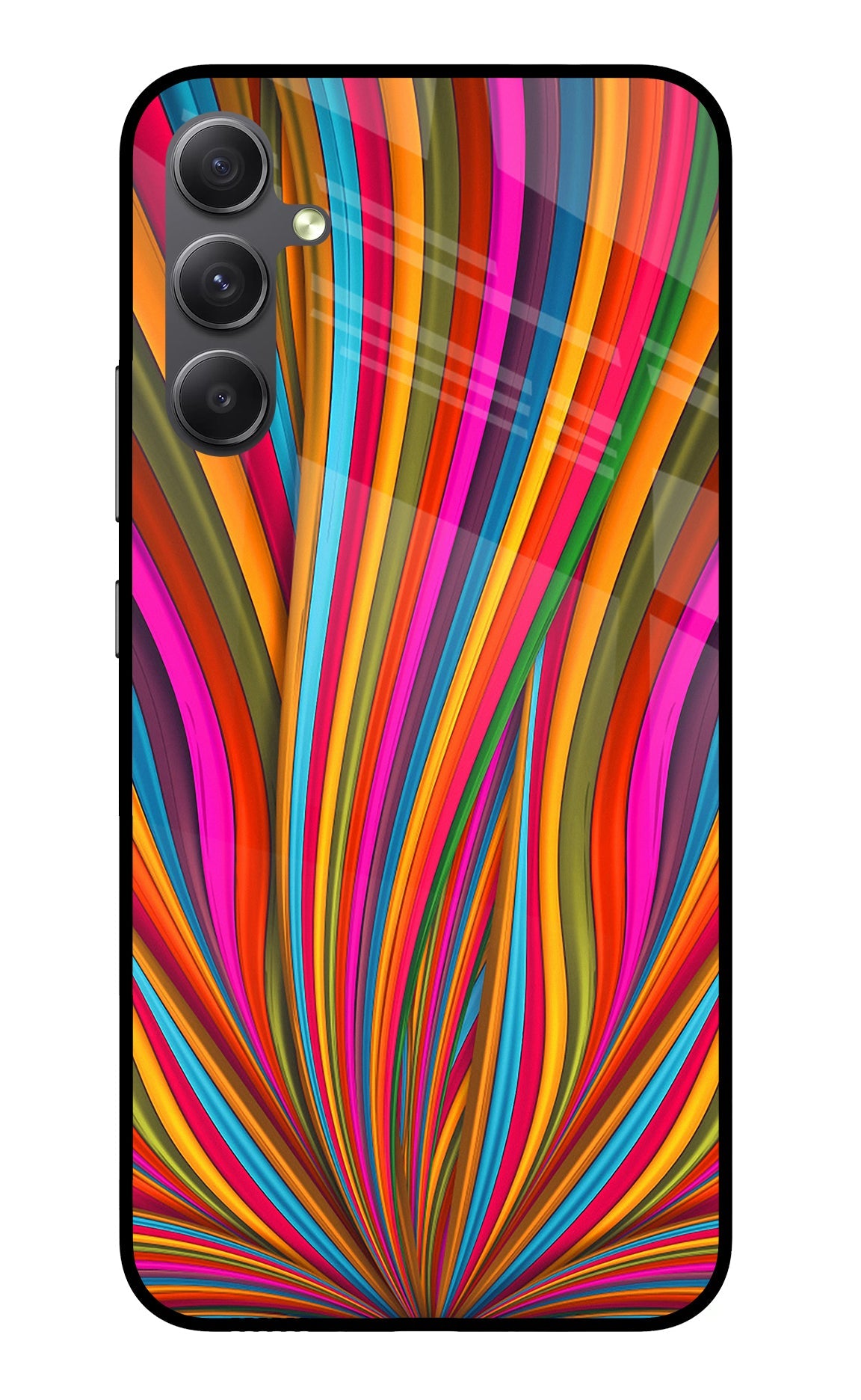 Trippy Wavy Samsung A34 5G Back Cover