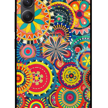 Gol Gol Art Samsung A34 5G Glass Case