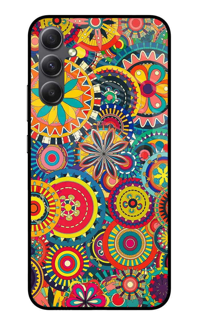 Gol Gol Art Samsung A34 5G Glass Case