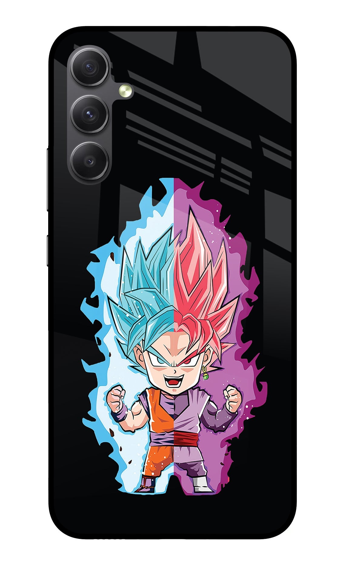 Chota Goku Samsung A34 5G Glass Case