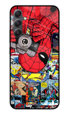 Spider Man Samsung A34 5G Glass Case