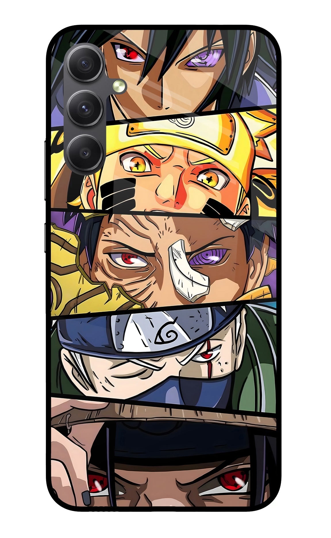 Naruto Character Samsung A34 5G Glass Case
