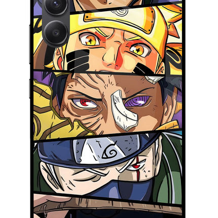 Naruto Character Samsung A34 5G Glass Case Back Cover by Casekaro