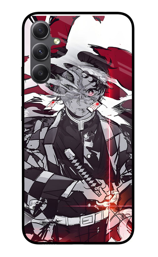 Demon Slayer Samsung A34 5G Glass Case