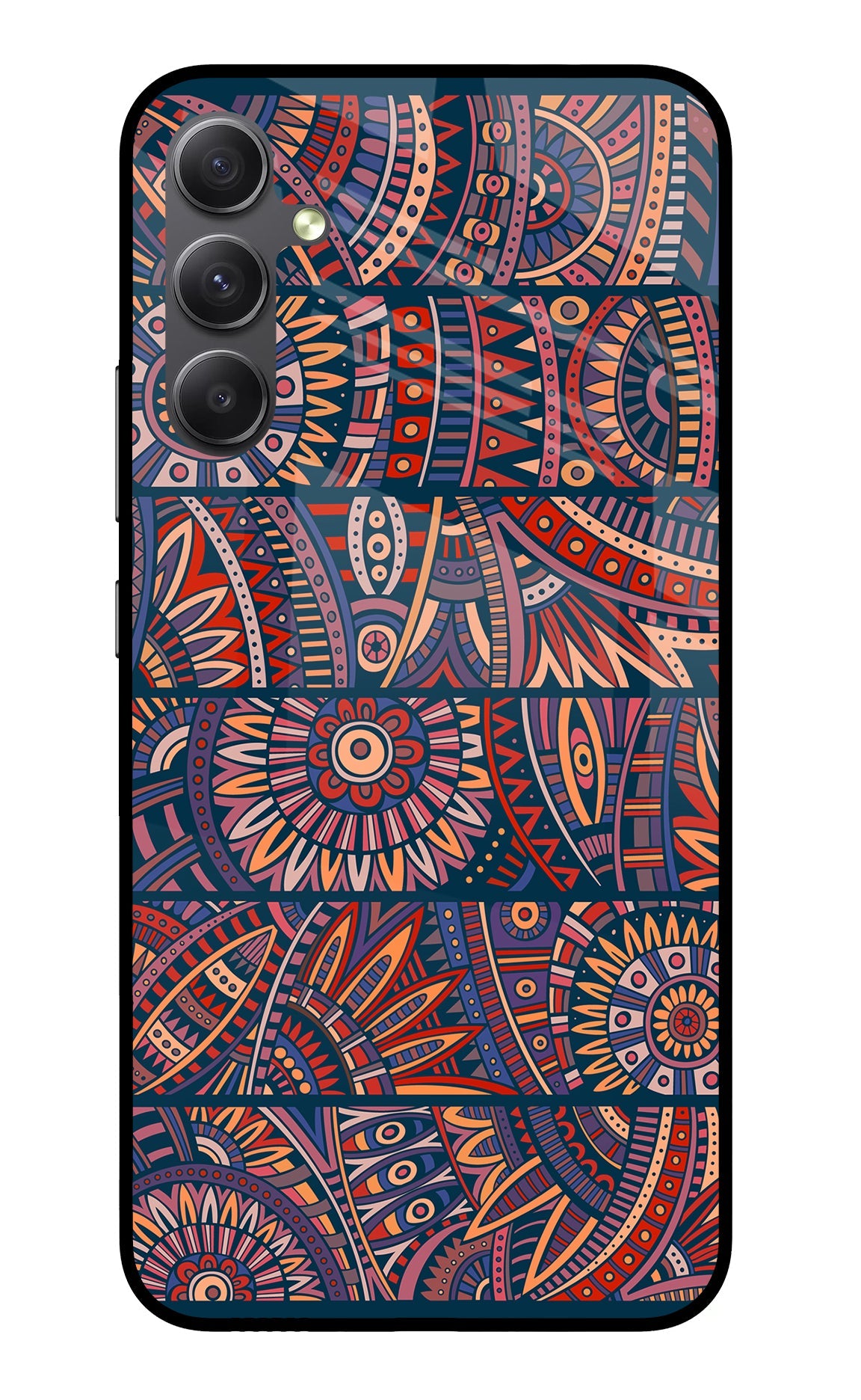 African Culture Design Samsung A34 5G Glass Case