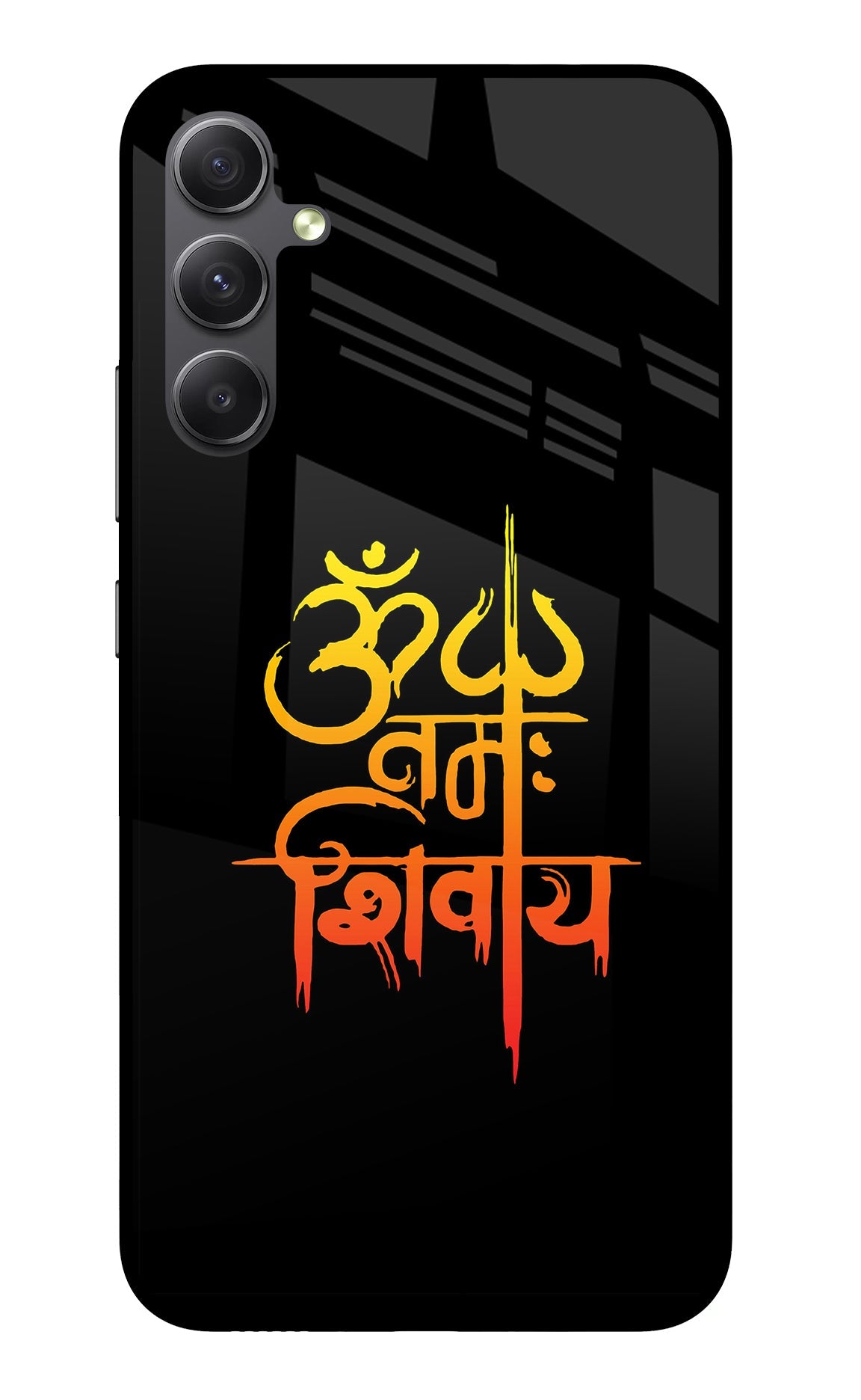 Om Namah Shivay Samsung A34 5G Glass Case