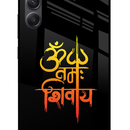 Om Namah Shivay Samsung A34 5G Glass Case
