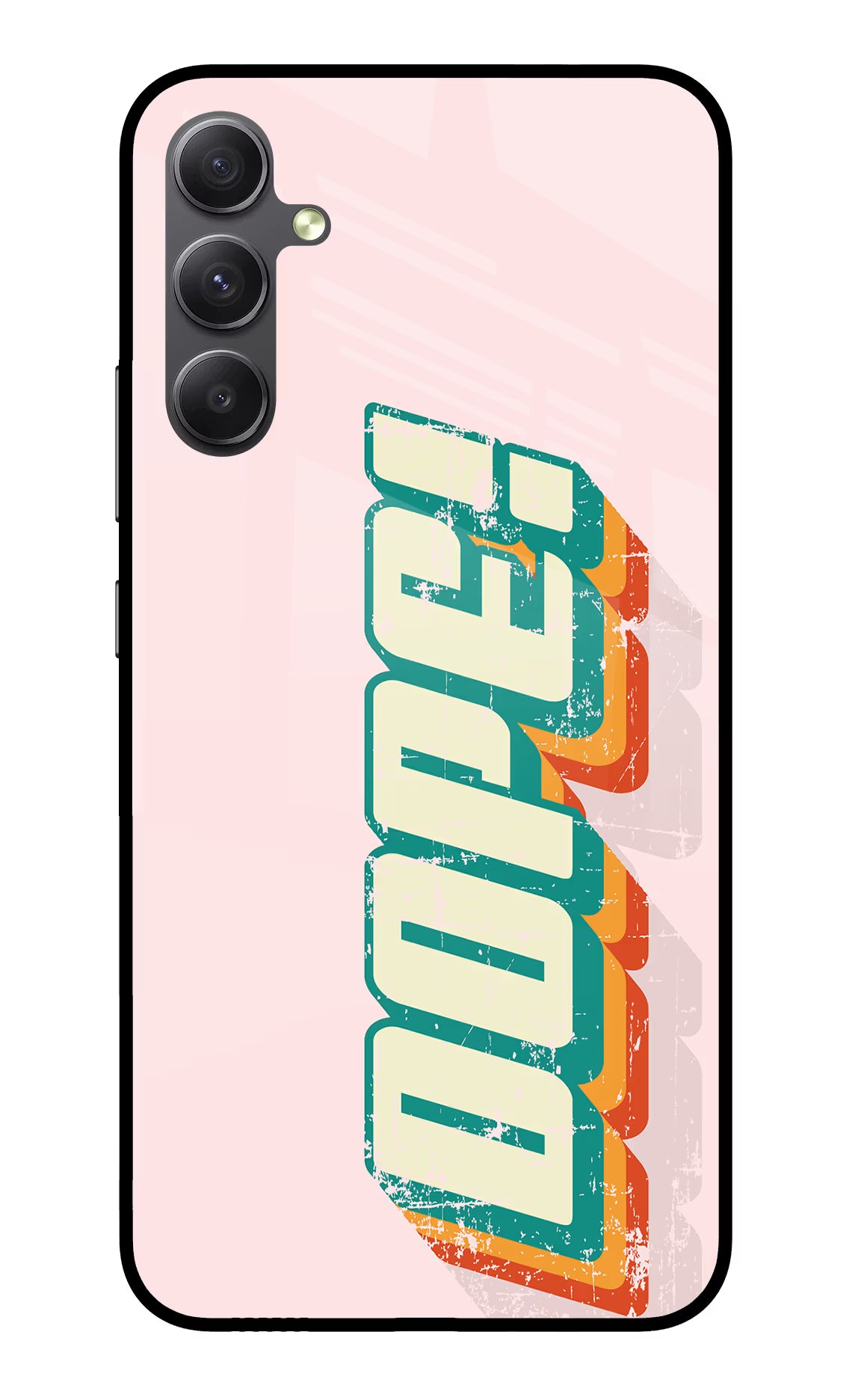 Dope Samsung A34 5G Glass Case Back Cover by Casekaro