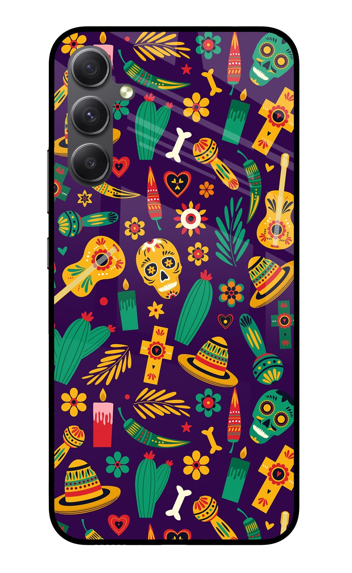 Mexican Artwork Samsung A34 5G Back Cover