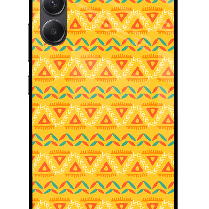 Tribal Pattern Samsung A34 5G Glass Case