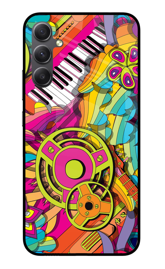 Music Doodle Samsung A34 5G Glass Case