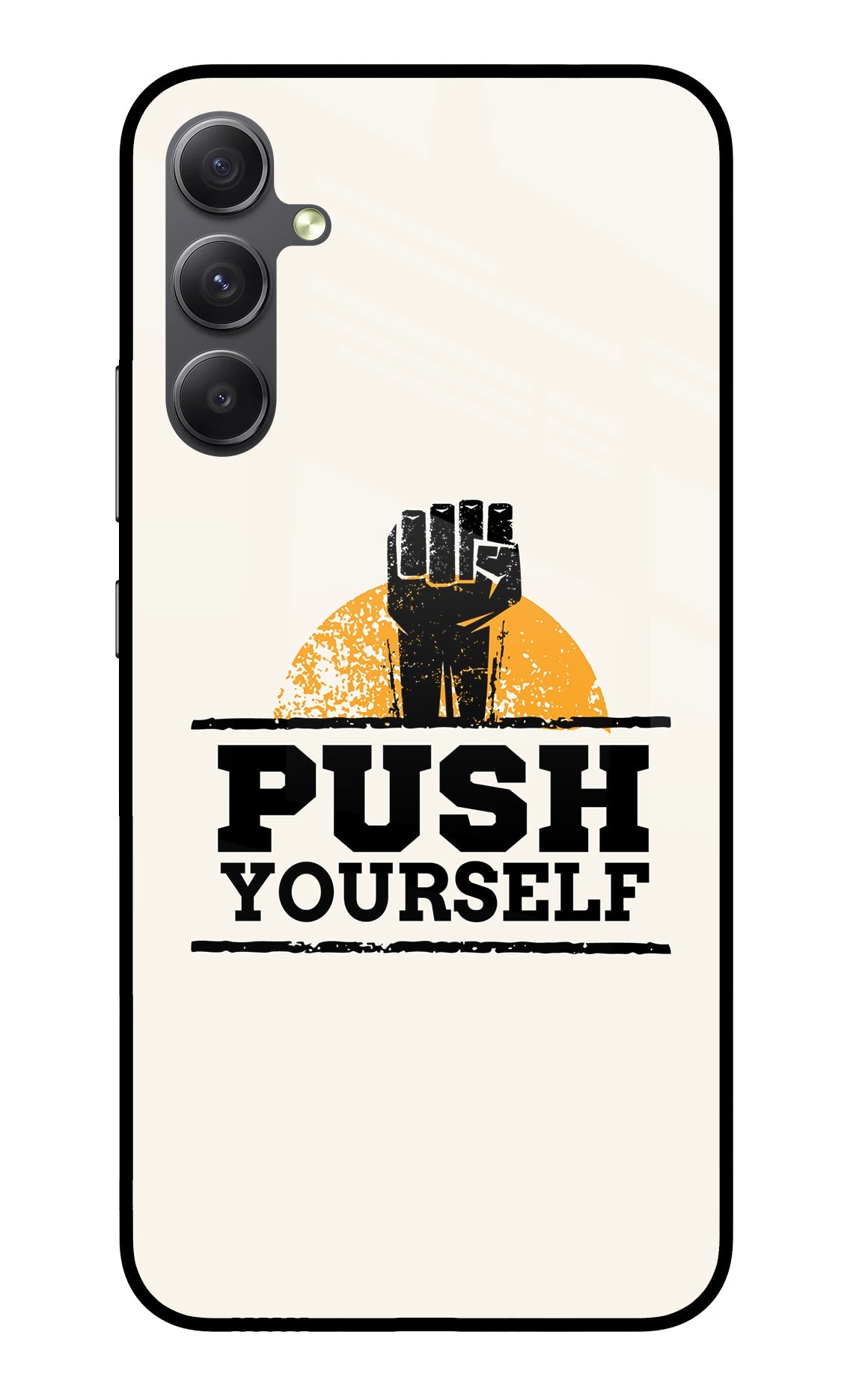 Push Yourself Samsung A34 5G Glass Case