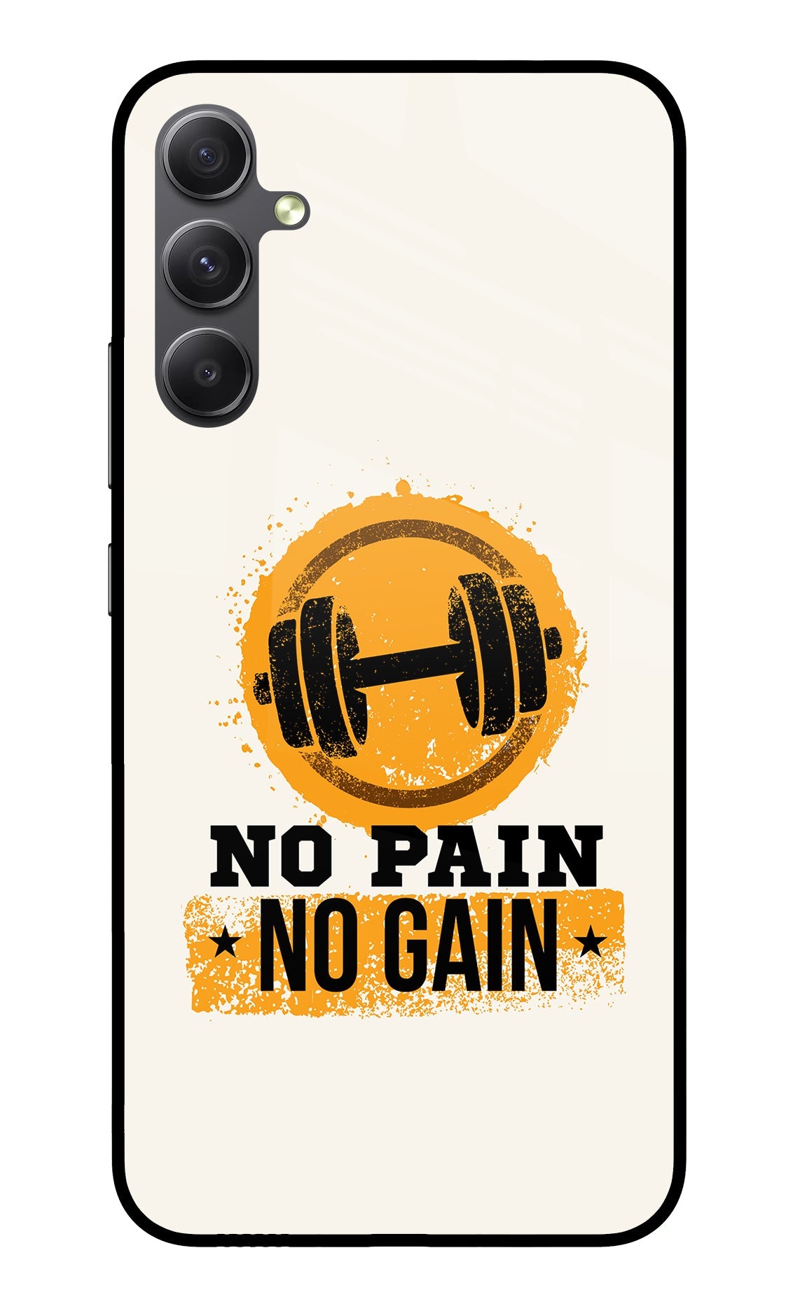 No Pain No Gain Samsung A34 5G Back Cover