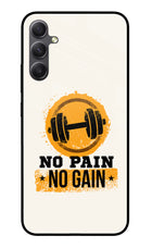 No Pain No Gain Samsung A34 5G Glass Case