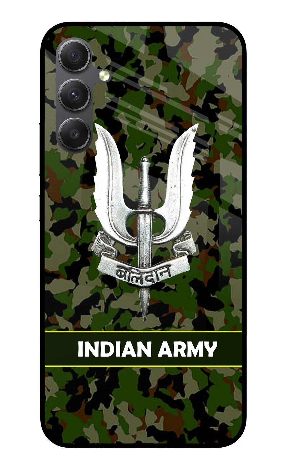 Balidan Indian Logo Samsung A34 5G Glass Case