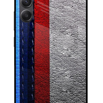 BMW Stripes Samsung A34 5G Glass Case