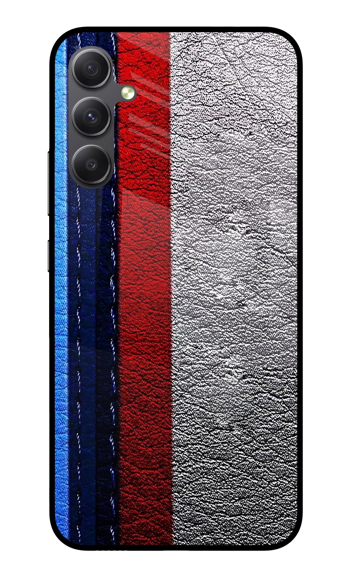 BMW Stripes Samsung A34 5G Glass Case