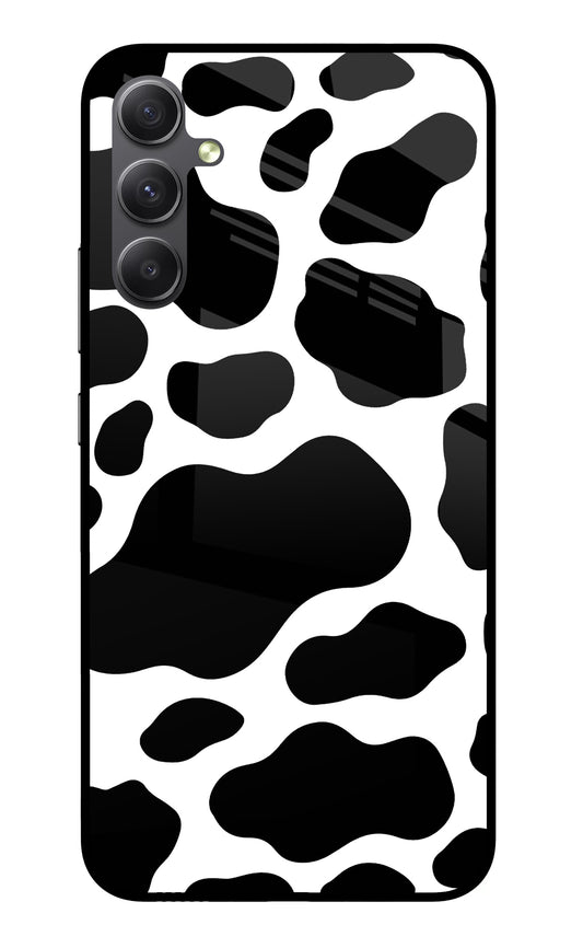 Cow Spots Samsung A34 5G Glass Case