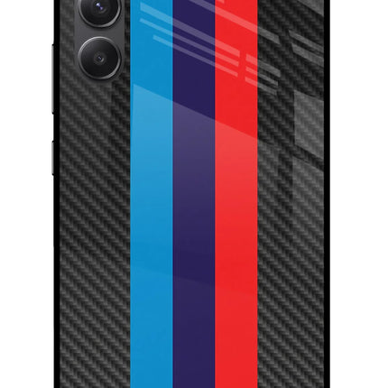 BMW Stripes Pattern Samsung A34 5G Glass Case