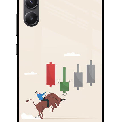 Bull Trading Momentum Samsung A34 5G Glass Case