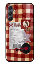 Queen of Disaster Samsung A34 5G Glass Case