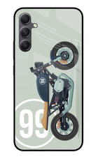 Classic Cafe Racer 99 Samsung A34 5G Glass Case