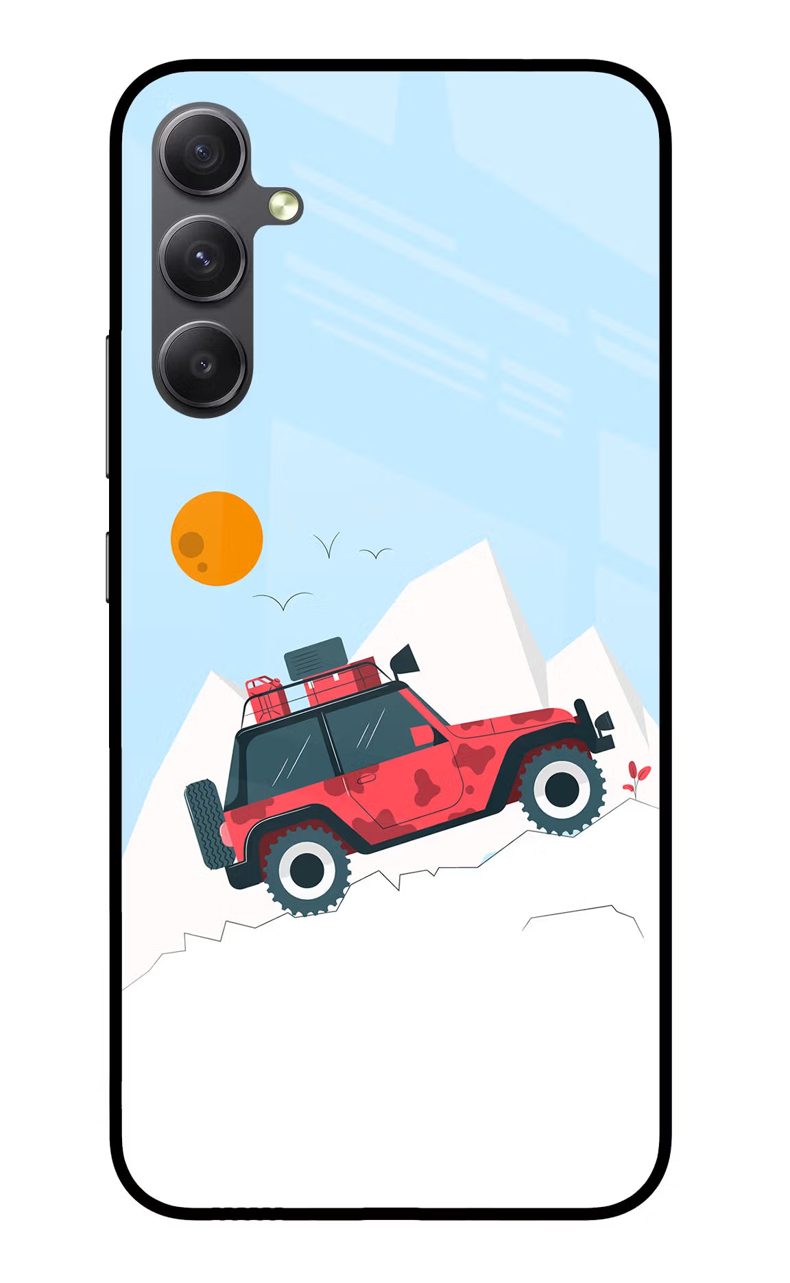 Mountain Trail Beast Samsung A34 5G Glass Case