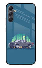 Retro Garage Vibe Samsung A34 5G Glass Case