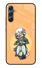 Undead Biker Samsung A34 5G Glass Case