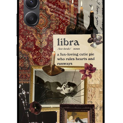 Libra Zodiac Samsung A34 5G Glass Case