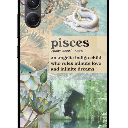 Pisces Zodiac Samsung A34 5G Glass Case