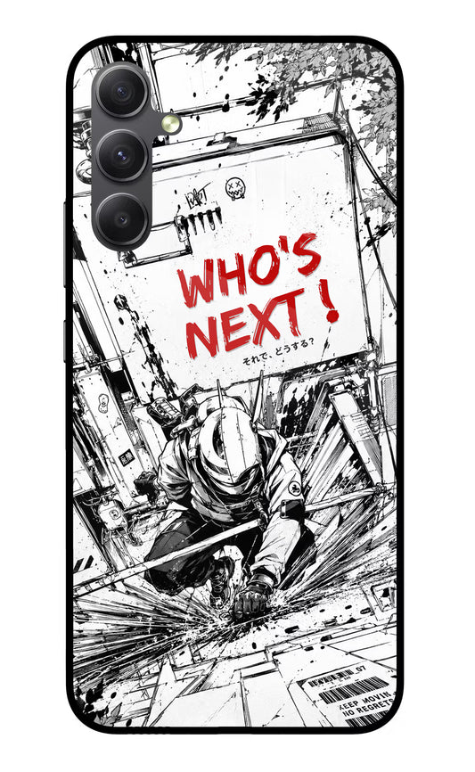 Who's Next Samsung A34 5G Glass Case