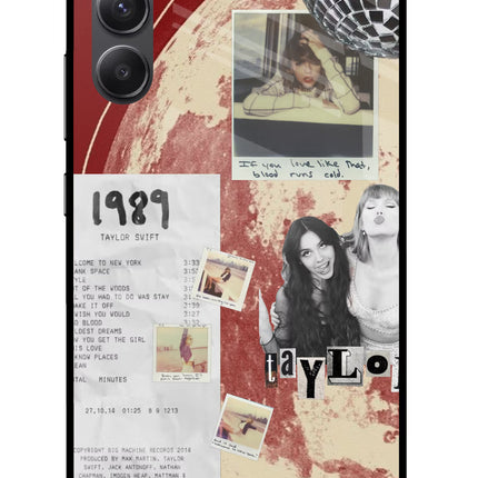 Taylor Swift Samsung A34 5G Glass Case